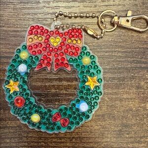 Christmas Wreath Ornament/Key Holder